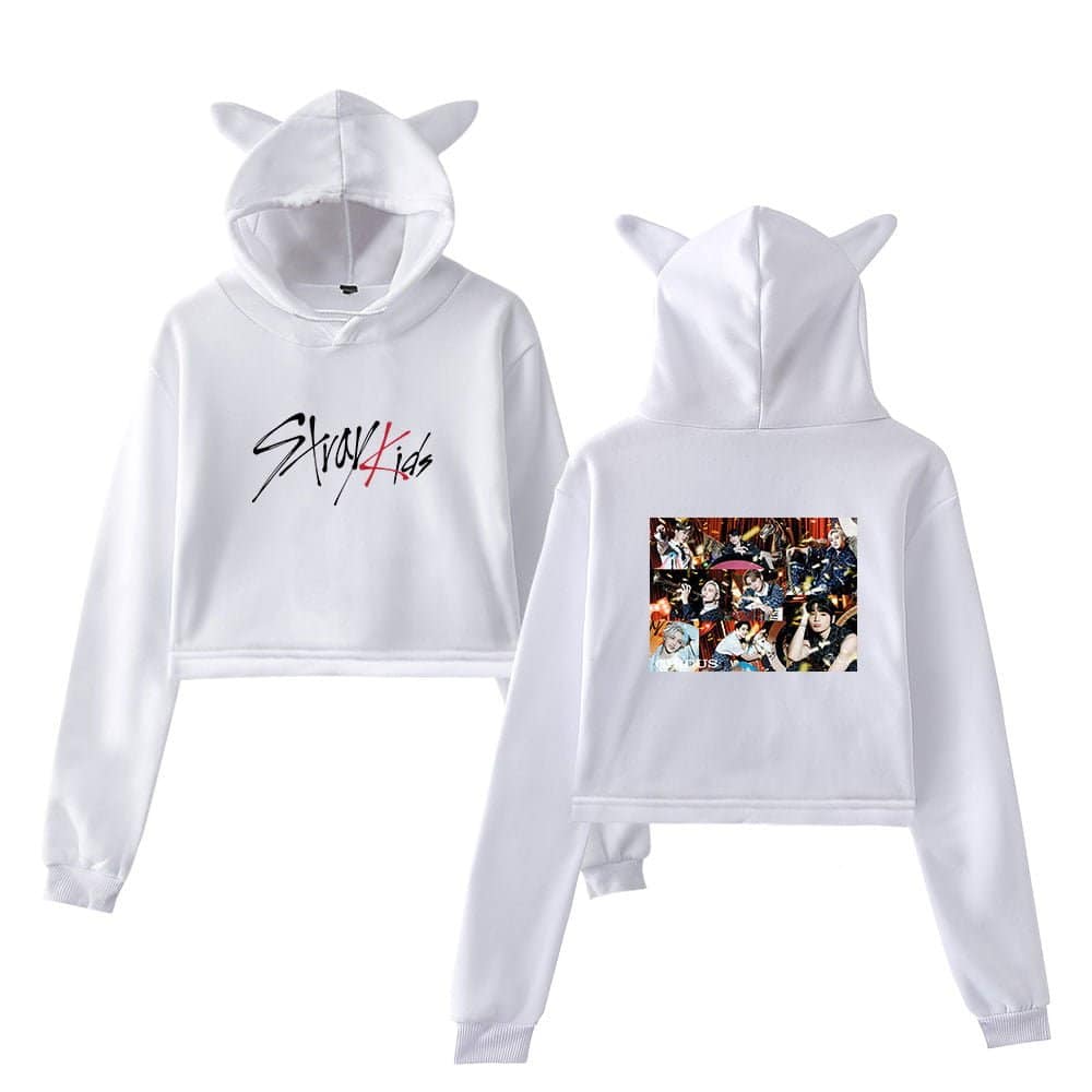 Stray Kids Circus Cropped Hoodie #3 - Image 5