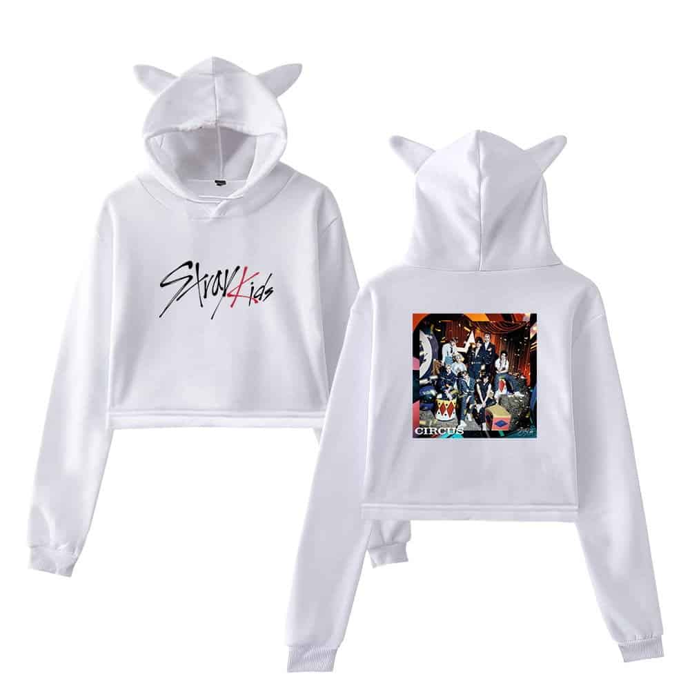 Stray Kids Circus Cropped Hoodie #4 - Image 3