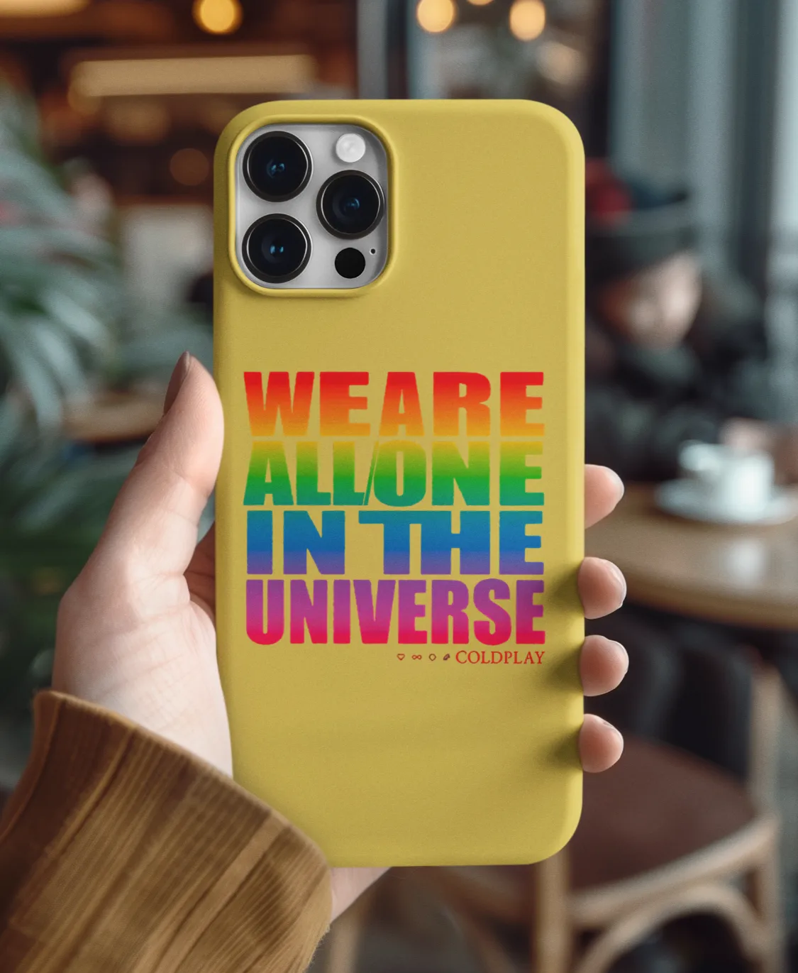 Coldplay We are All One in the universe Phone Case #1 - Image 2